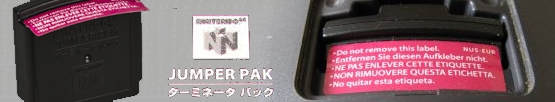 Banner Nintendo 64 Jumper Pak