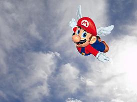 Mario: "I believe I can fly"