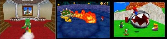 Super Mario 64 op de Gameboy DS