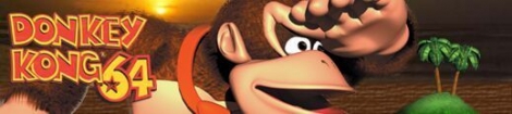 Banner Nintendo 64 Donkey Kong 64 Pak