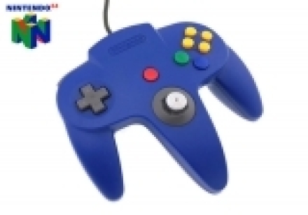 /Nintendo 64 Controller Blue met Nieuw Pookje voor Nintendo 64