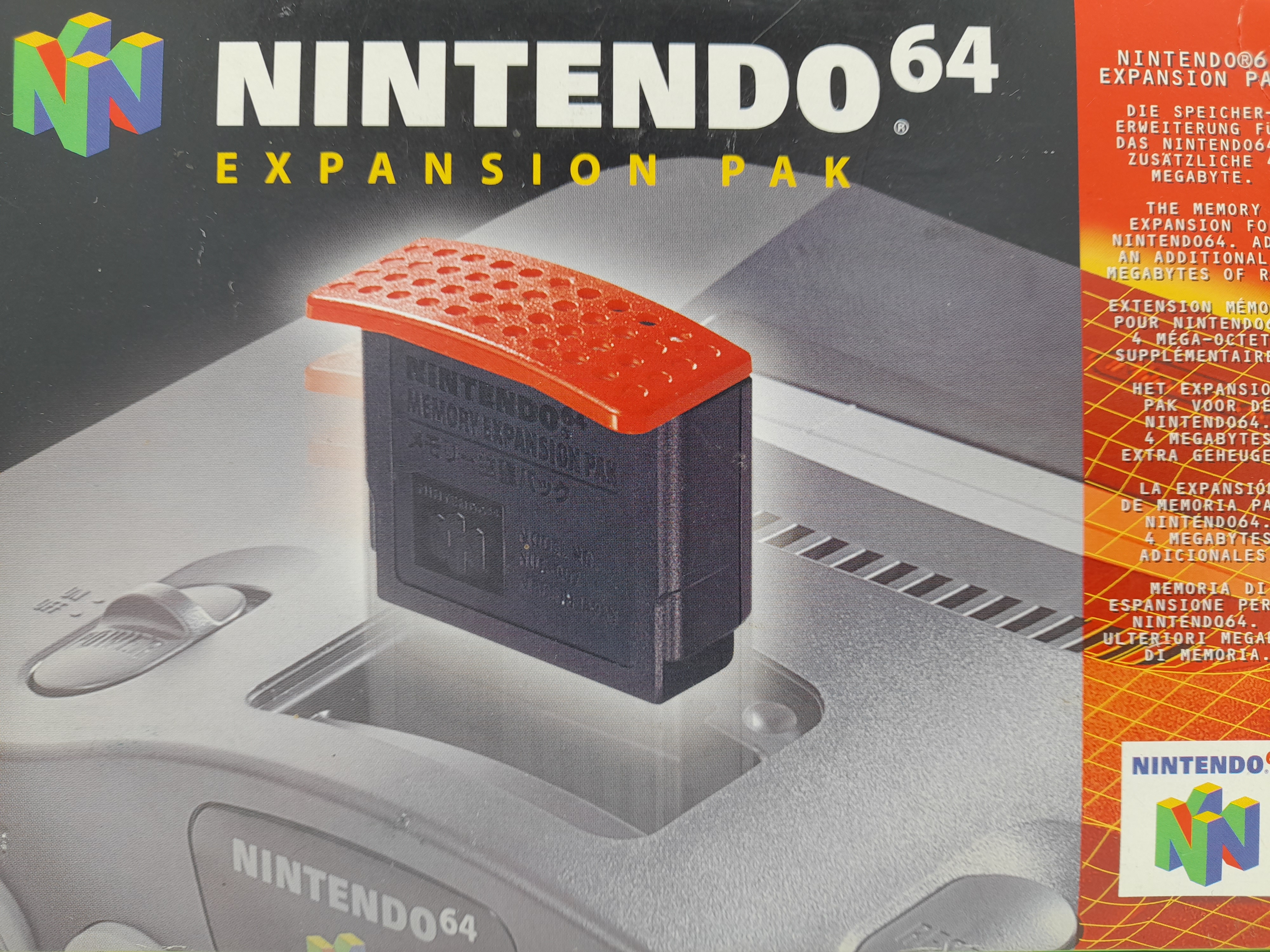 Foto van Nintendo 64 Expansion Pak in Doos