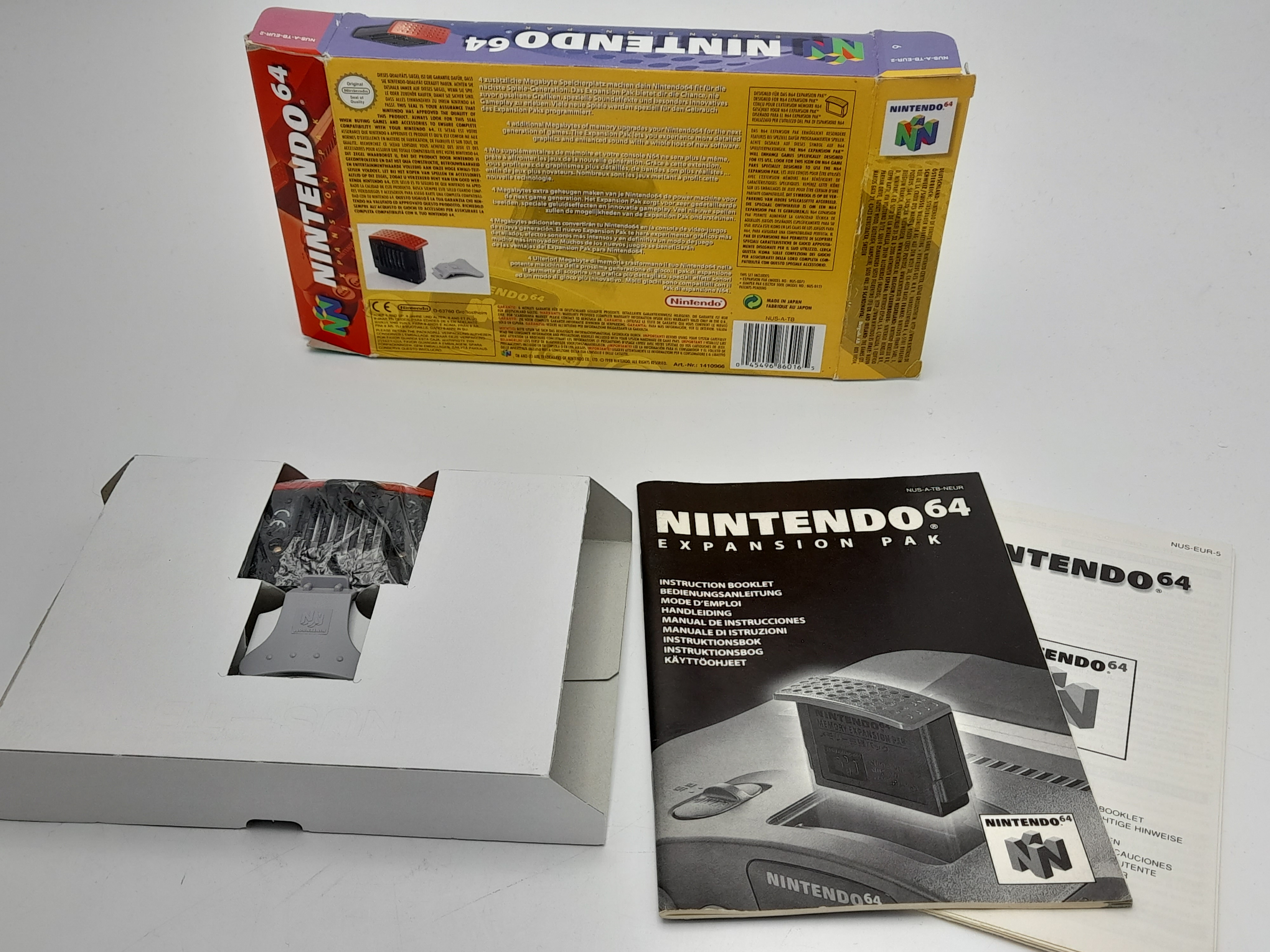 Foto van Nintendo 64 Expansion Pak in Doos