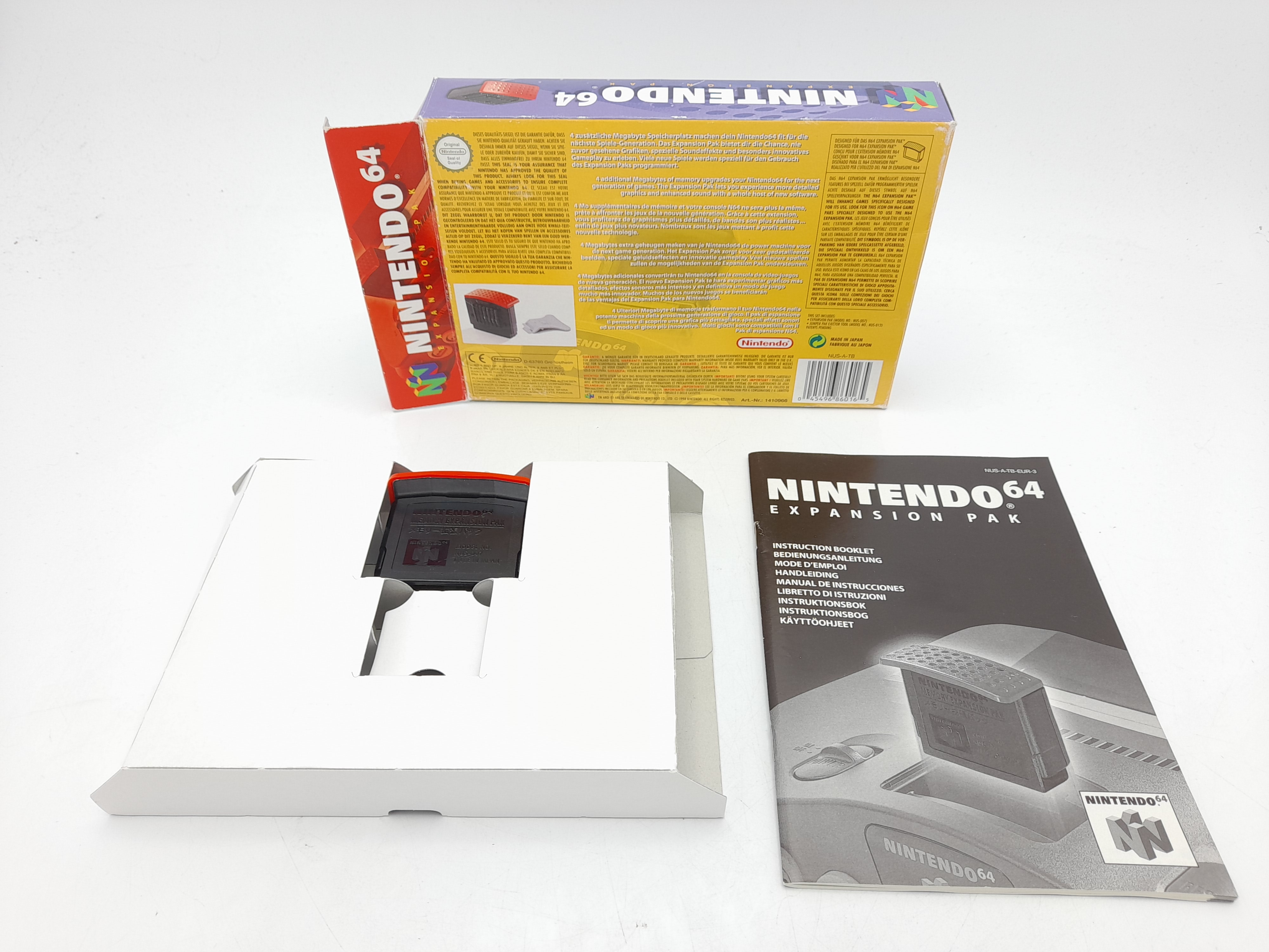 Foto van Nintendo 64 Expansion Pak in Doos