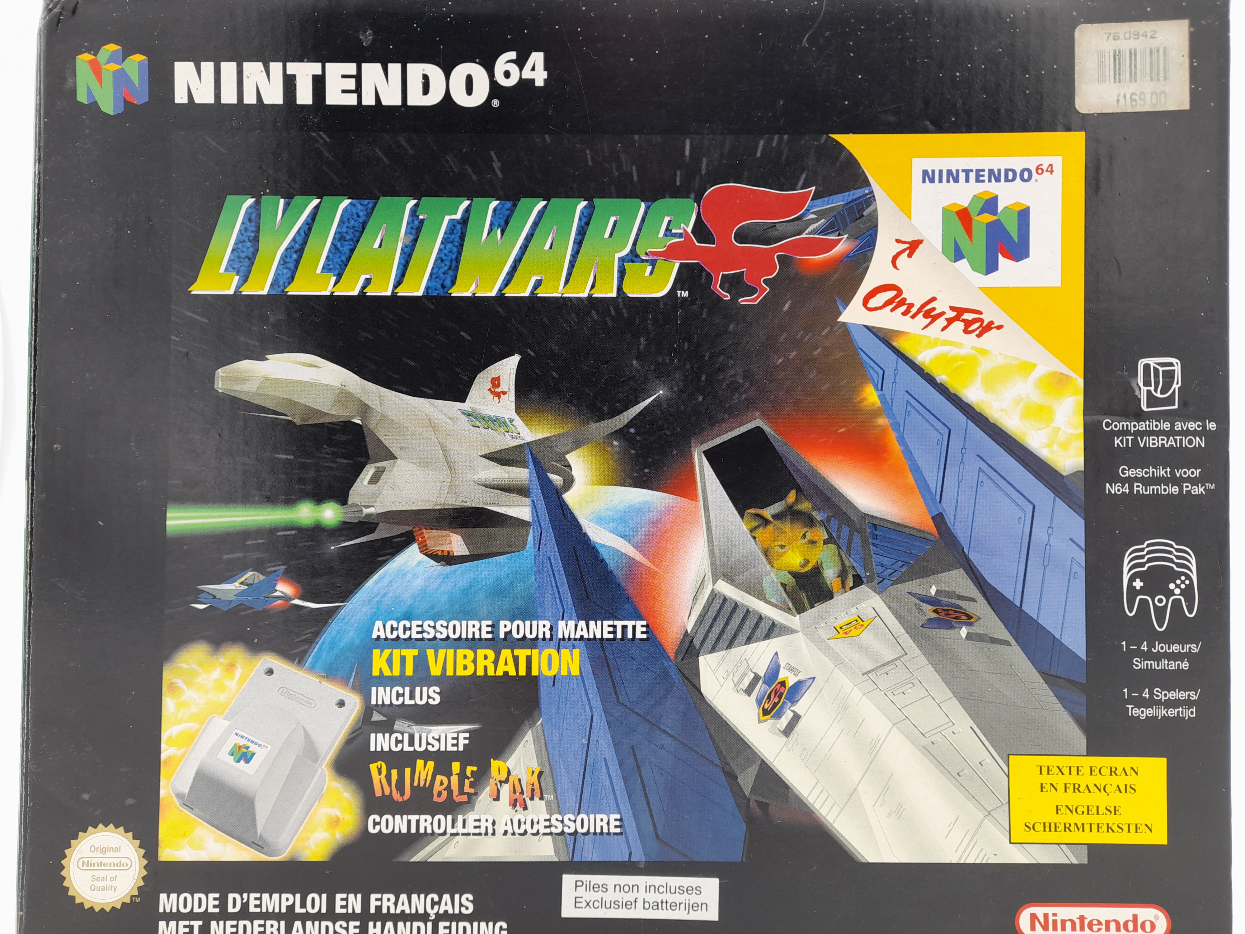 Foto van Lylat Wars & Rumble Pak Compleet