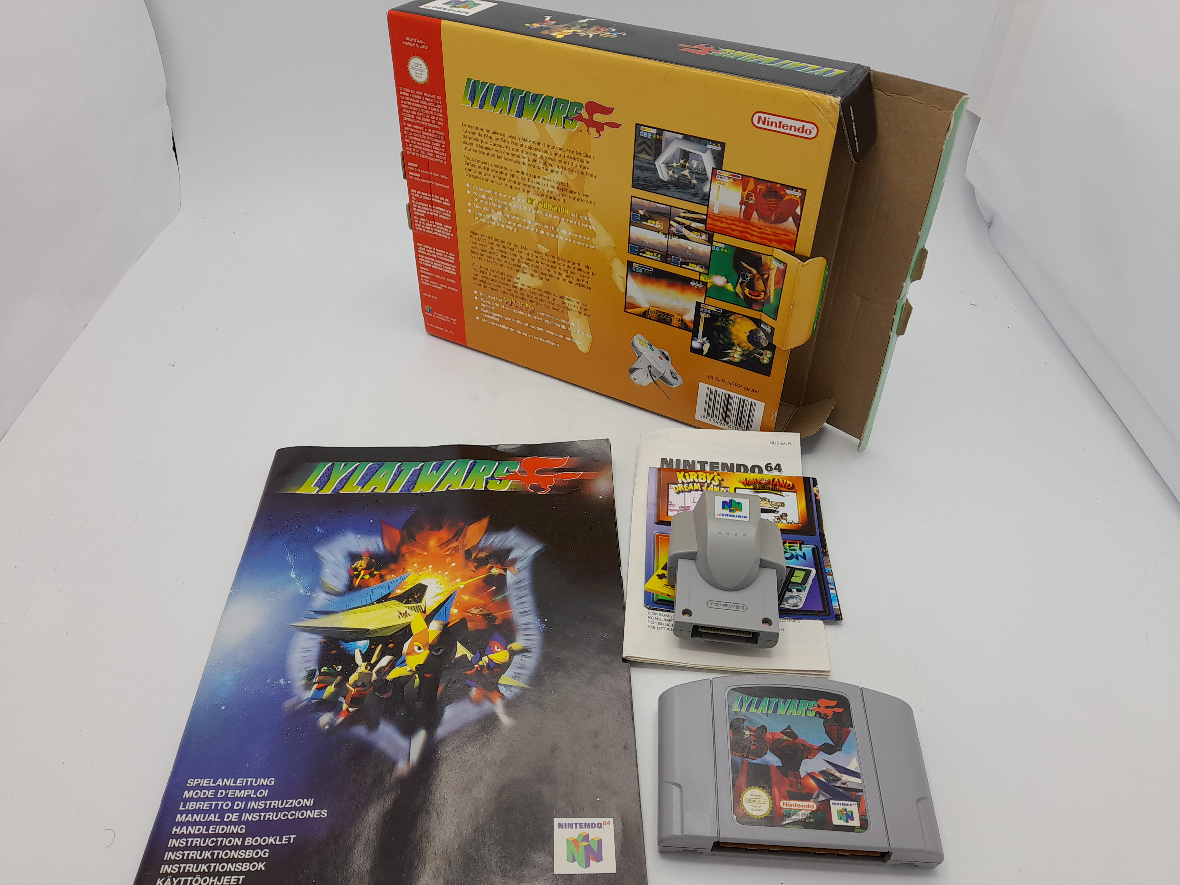 Foto van Lylat Wars & Rumble Pak Compleet