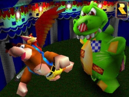 Speel de minigames in Banjo-Tooie met maximaal 4 spelers.