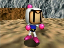 Speel als de klassieke <a href = https://www.mario64.nl/Nintendo-64-spel.php?t=Bomberman_64 target = _blank>Bomberman</a>!