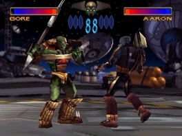 This game is a fighter in the style of Street Fighter and Mortal Kombat.