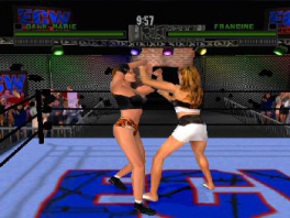 There are also several scantly dressed female fighters present in the game.