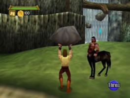 Deze game zit vol bekende mythische figuren, zoals deze centaur!