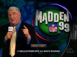 John Madden, football-commentator en de man aan wie dit spel zijn naam ontleent.