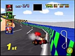 Mario Kart 64 is geschikt voor 1 tot 4 spelers.