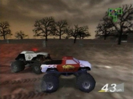 This is a fairly standard racing game, but with monster trucks!