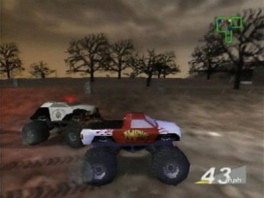 Dit is een redelijk standaard racegame, maar dan met monstertrucks!