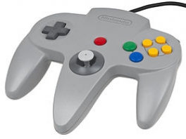 De Nintendo <a href = https://www.mario64.nl/Nintendo-64-spel.php?t=Nintendo_64_Controller target = _blank>64-controller</a> is de meest comfortabele controller voor drie-armige aliens.