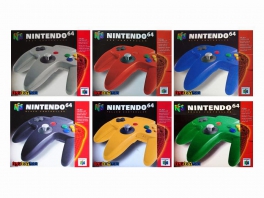 De N64 Controller is een ergonomische trendsetter met 14 knoppen en een analoge joystick!