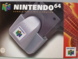 De <a href = https://www.mario64.nl/Nintendo-64-spel.php?t=Nintendo_64_Rumble_Pak target = _blank>rumble pack</a> werd naast dat die samen bij spellen werd verkocht, ook gewoon los verkocht!