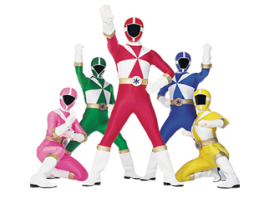 Speel met de verschillende Power Rangers.