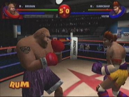 Deze game lijkt meer op een klassieke fighter dan op een echte boksgame.