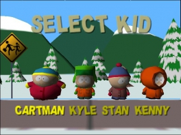 Speel als Cartman, Kyle, Stan en Kenny!
