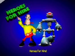 Speel als Danger Dan en Evo, "Heroes for Hire"!
