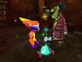 Deze game zit vol met kleurrijke alienpersonages!