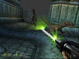 Telt een dionosaurus ook als een duister monster? Dan is Lara Croft ook een monsterjager...