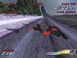 Met antizwaartekracht-effecten, net als in F-Zero!